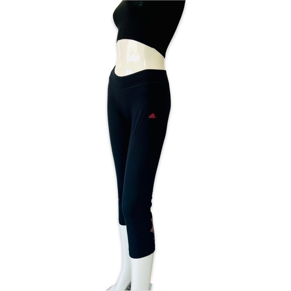 Adidas climalite legging performance crop mandala yoga pants - Picture 2 of 9